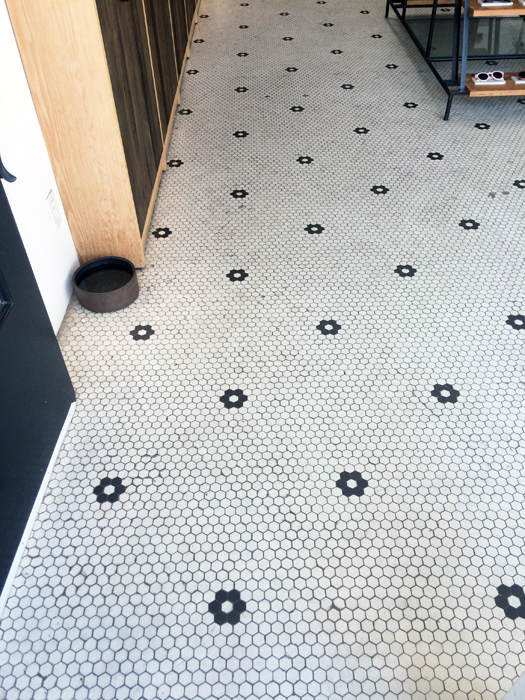 old mosaic floor tiles